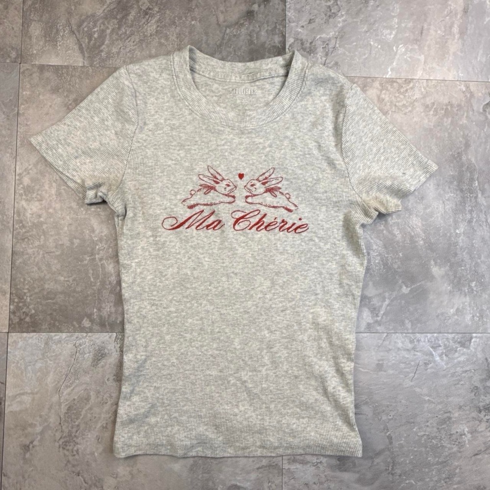 Y2K Hollister bunny graphic baby T size xs - Picture 1 of 8